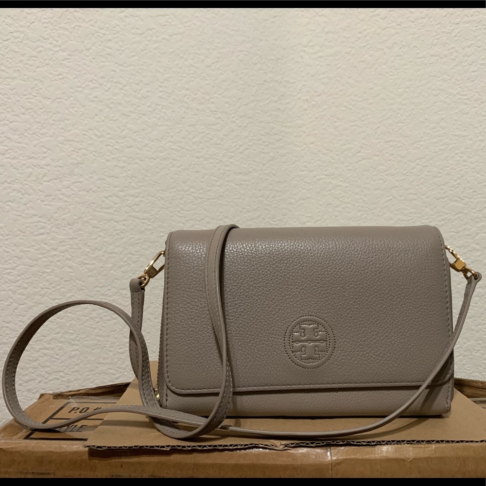 TORY BURCH SALE-Crossbody French Grey